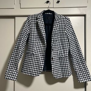 Essentially brand new blue checked J Crew matching suit